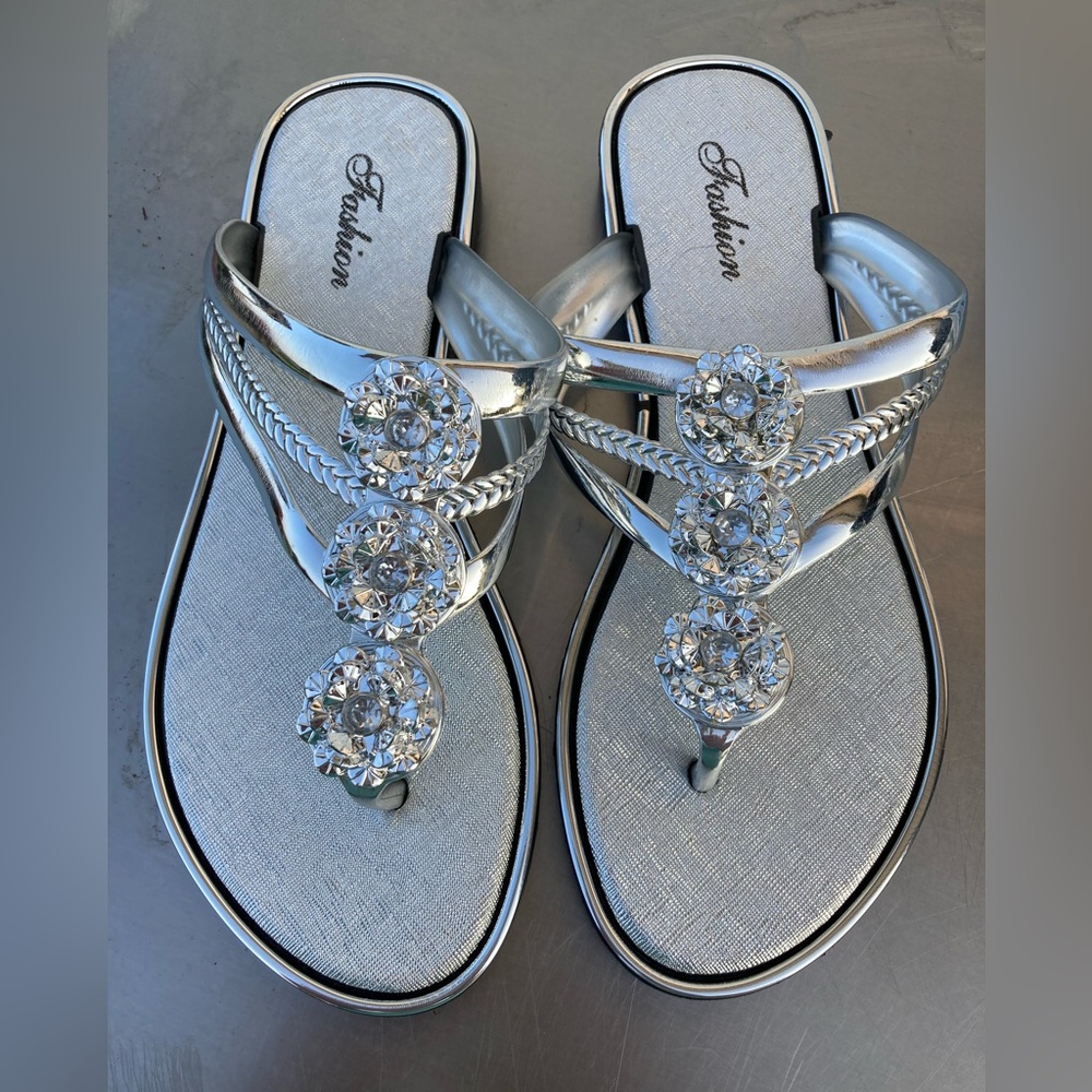 Silver Women's Sandals-new